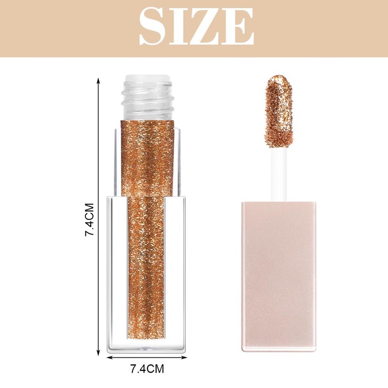 Diamond Shimmer Eyeshadow, Quick-Dry & Long Lasting Liquid Eye Shadow