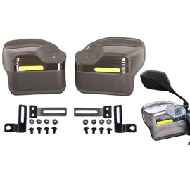 MAKGAGAAI Knuckle Guard, For Motorcycles, Universal Hand Guard, Windproof, Rain Protection, Cold Protection, Prevents Rocks, Heavy Duty, Left and Right Set, Compatible with Scooters