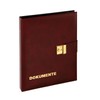 Pagna Document Folder Soft Artificial Leather with Strap Lock 4-Ring