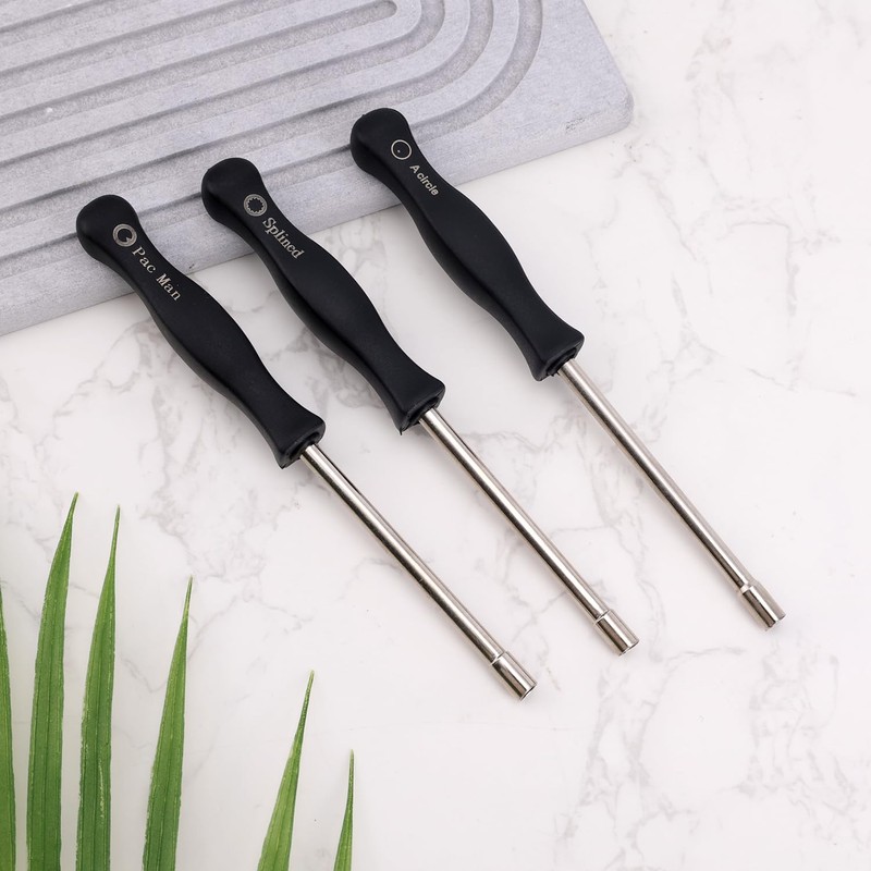 3pcs Carburetor Adjustment Tool, 21 Tooth 1 Tooth & Circle