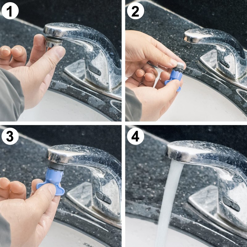 6 Pieces Faucet Aerators with Faucet Aerator Removal Tool 18.5