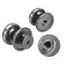 sourcing map 24pcs 0.46" x 0.51" Mini Round Knobs, Small
