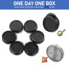 WLLHYF 6 Pack Small Pill Box Travel Pill Container for