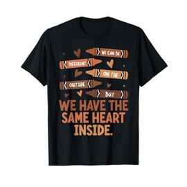 Same Heart Black History Month African American Women Kids T-Shirt