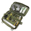 WYNEX Tactical Molle Admin Pouch, Upgrade Material Semi-Hidden Zipper &