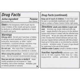 Benzodent 0.25 oz (3 Pack)