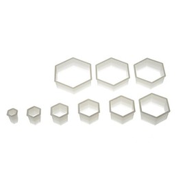 Silikomart 72.306.87.0069 NYLON CUTTER 06 REGULAR HEXAGON - FROM 3X2.5 CM TO 12X10 CM