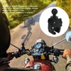 Motorcycle Handlebar Mount 25mm Ball Head 360 Degree Rotation Nylon