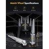 MIKKUPPA M14x1.5 Wheel Spike Lug Nuts - 32pcs Chrome Spiked