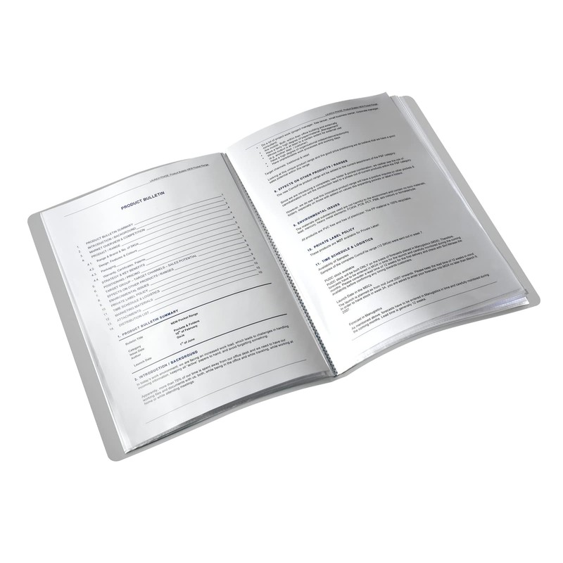 Leitz 39580099 A4 Display Book, 20 Pockets, 40 Sheet Capacity,