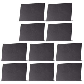 Operitacx 10pcs Table Cards Office Desk Name Plate Small Blackboard Table Chalkboard Sign Table Sign Chalkboard Waterproof Labels Tag Standing Memo Board Table Number Pvc Water Proof