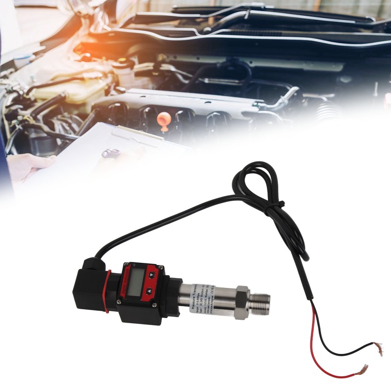 Diffusion Silicon Pressure Transmitter Digital Water Air Pressure Transducer 24V