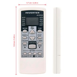 ARRCE2E ARRCE2E ARRCF1U AR-RCF1U New Replace Remote Control Compatible with Inverter Fujitsu A/C AC Air Conditioner AR-RCF1U ARRCF1U ASU9RL2 ASU12RL2