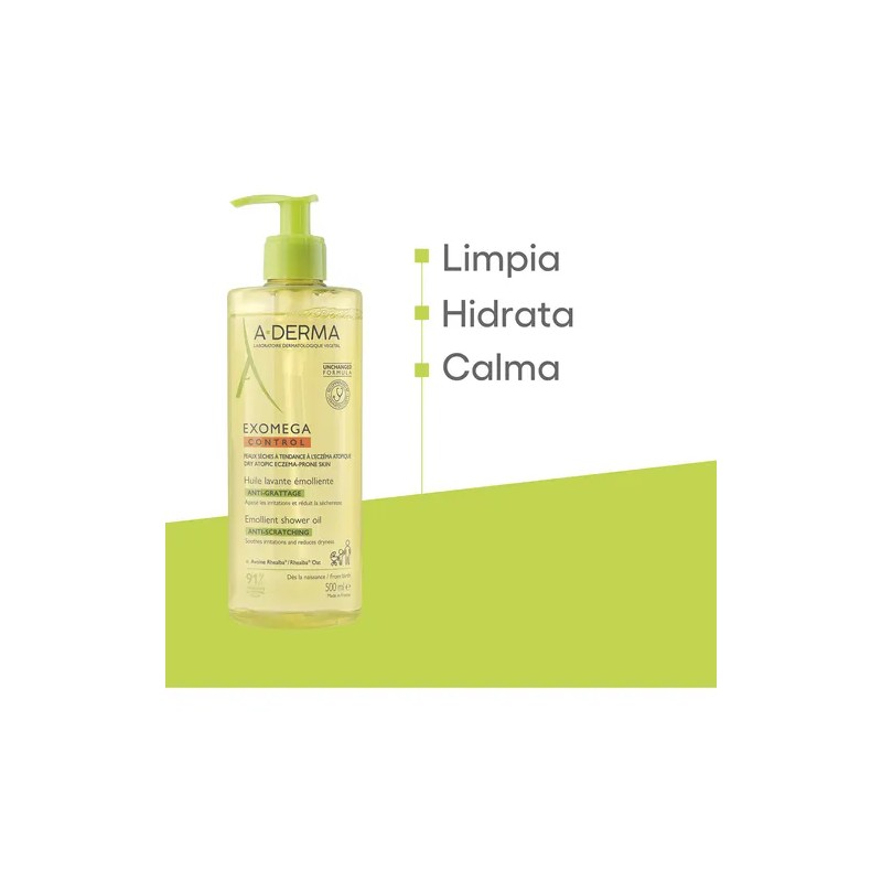 A-Derma Exomega Control Aceite Dermolimpiador 500 ml