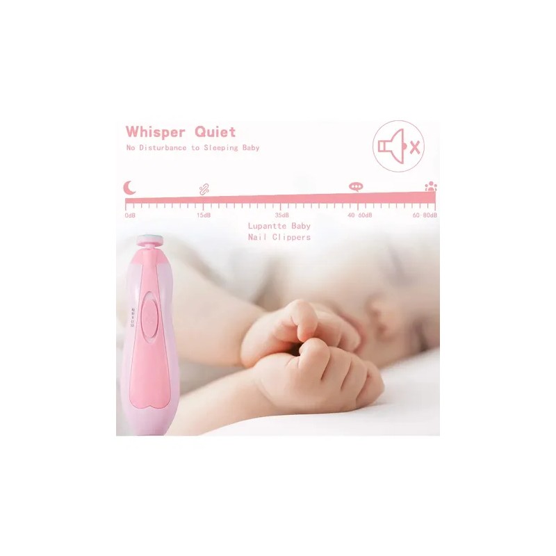 Lima De Uñas Bebe, 6 Cabeza Molienda Y 1 Cortauñas