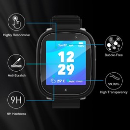 Lutree für Xplora X6 Play für Panzerglas Schutzfolie, 3 Stück 9H Härte HD Schutzglas Displayfolie, Anti- Kratzer Bläschenfrei Displayschutz