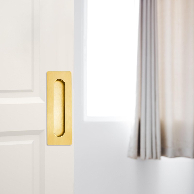 Malimali 7 Inch Large Recessed Finger Flush Pulls for Barn