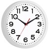 Wall Clock Silent Non-Ticking Modern Clock Battery Operated 8 Inch