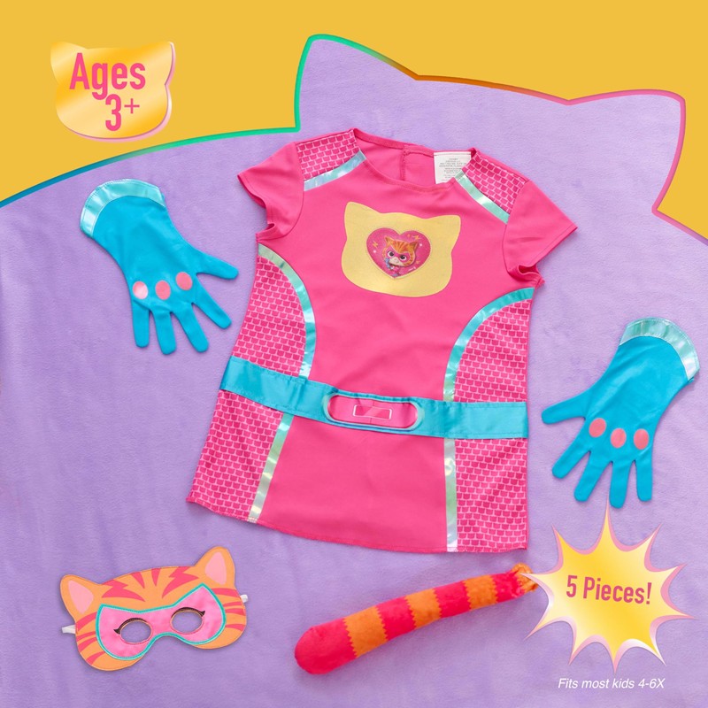 SuperKitties Ginny Dress Up Set, Kids Toys for Ages 3