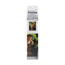 Royal & Langnickel - Paint by Number Artist Canvas Kit with Display Hanger - Thirsty Tiger