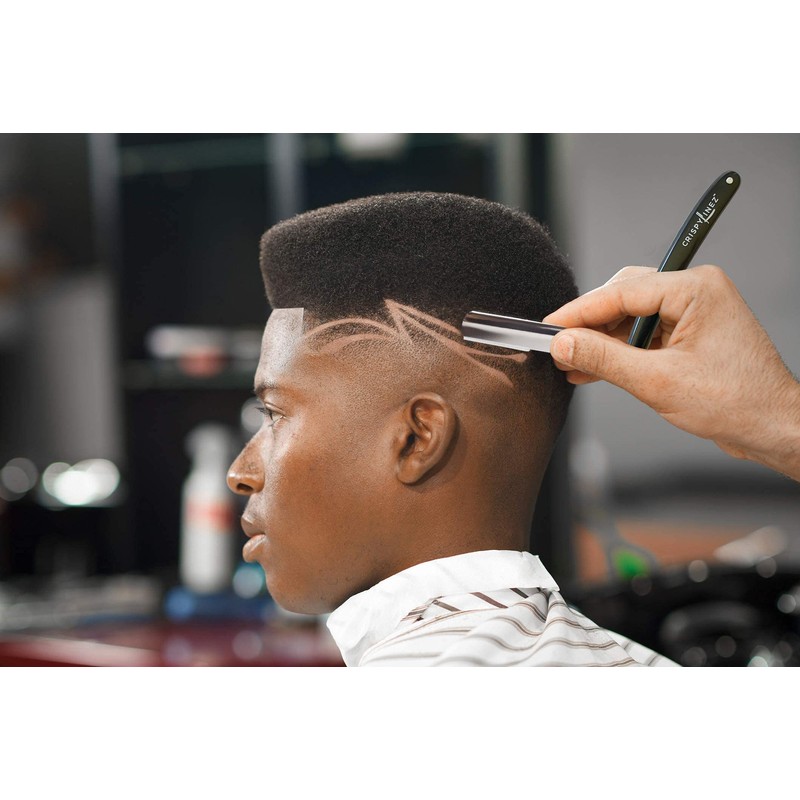 Crispy Linez Barber Turkish Razor | Professional Straight Razor (Black
