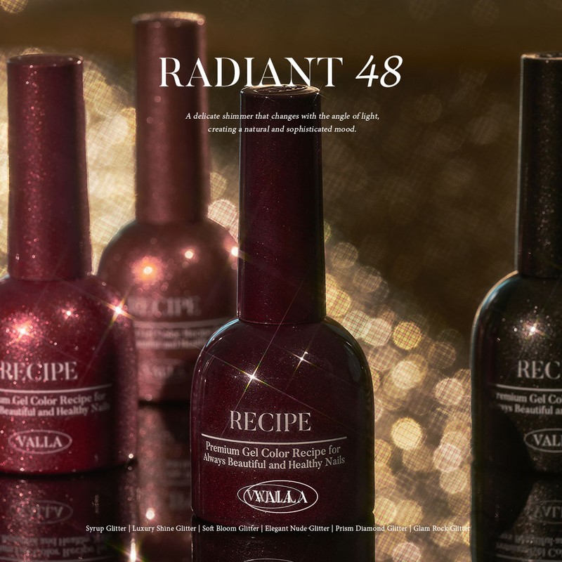 Balagel Radiant Glam Rock Glitter Gel + 30 parts /