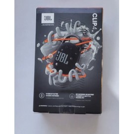 JBL Clip 4 black - Portable Mini Bluetooth Speaker, Outdoor & Travel-10 hrs.