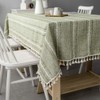 Wondder Cotton Linen Table Cloth Tassel Tablecloth for Party Banquet
