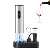 ELMWAY Battery Operated Wine Opener Set by ELMWAY, Stainless Steel