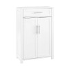 Crosley Furniture Savannah Storage Cabinet White