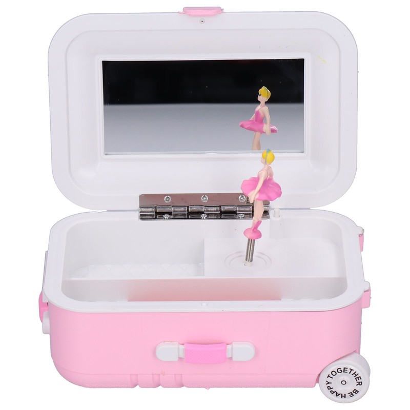 Originality Music Box Cute Luggage Jewelry Box Student Birthday Gift