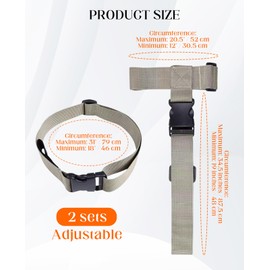 DAWZMR 4 Pack Luggage Straps for Multiple Suitcases, Adjustable Travel Belt Connector Strap to Connect Suitcases or Add a Bag
