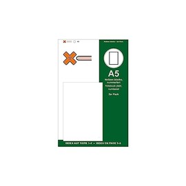 X17 A5 Notes/Notebook, Blank Pack of 2, for the Revolutionary X17 Notebook with Interchangeable Booklets