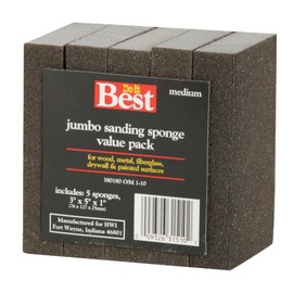 Do it Best Sanding Sponge, 80G Sanding Sponge