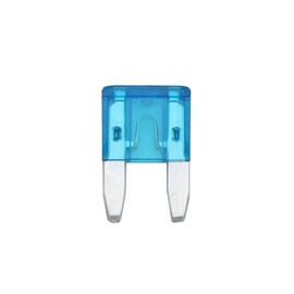 Kaito Denshi Automotive Mini Flat Fuse, Blue 15A, 0.4 x 0.6 x 0.13 inches (11 x 16.2 x 3.7 mm), Pack of 2