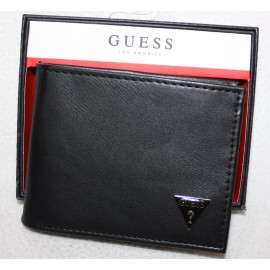GUESS Leather Men's Wallet Black $48.00 New in the box - Black