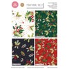 Christmas Traditional Holly Cotton Fat Quarter Bundle of 4 Quilting