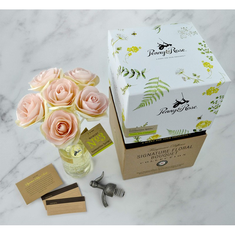 Penny& Rose Blush Rose Diffuser | Summertime Spirits Oil Scent