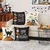 Bonhause Happy Halloween Cushion Covers 45 x 45 cm Pumpkin