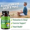 NATURELO Magnesium Glycinate Supplement - 200mg Glycinate Chelate with Organic