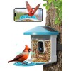 GNCC Smart Bird Feeder with Camera Wireless Outdoor, 1080P Wild