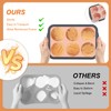 YiYeraio Silicone Muffin Pan for Baking with Metal Reinforced Frame,