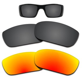 Kygear Set of 2 Polarized Replacement Lenses Compatible with Oakley Fuel Cell OO9096 Sunglasses,12MM Glare Proof