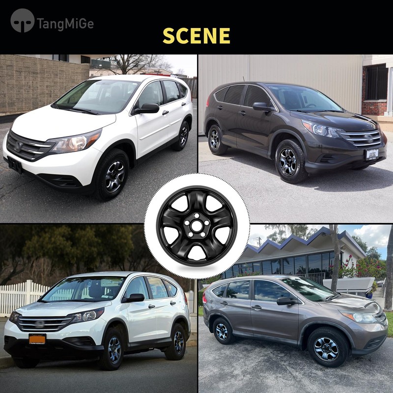 TangMiGe 4-Pack Wheel Skins Compatible with Honda CR-V CRV 2012