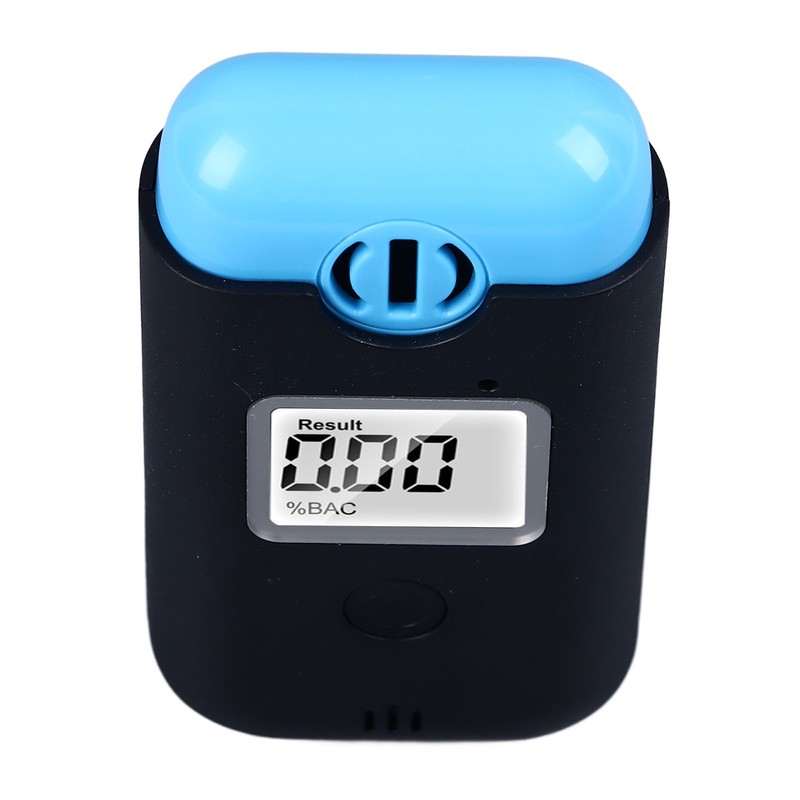 Drunk Driving Tester Blowing Type High Accuracy LCD Screen Handheld