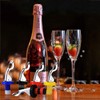 10 Pieces Silicone Wine Stoppers Expanding Manual Beverage Bottle Plug