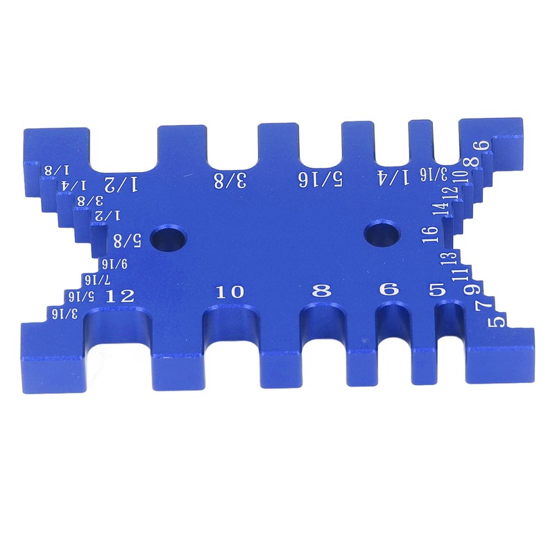 Dovetail Jig Tenon Caliper Aluminum Metric Imperial Scale Card Measuring