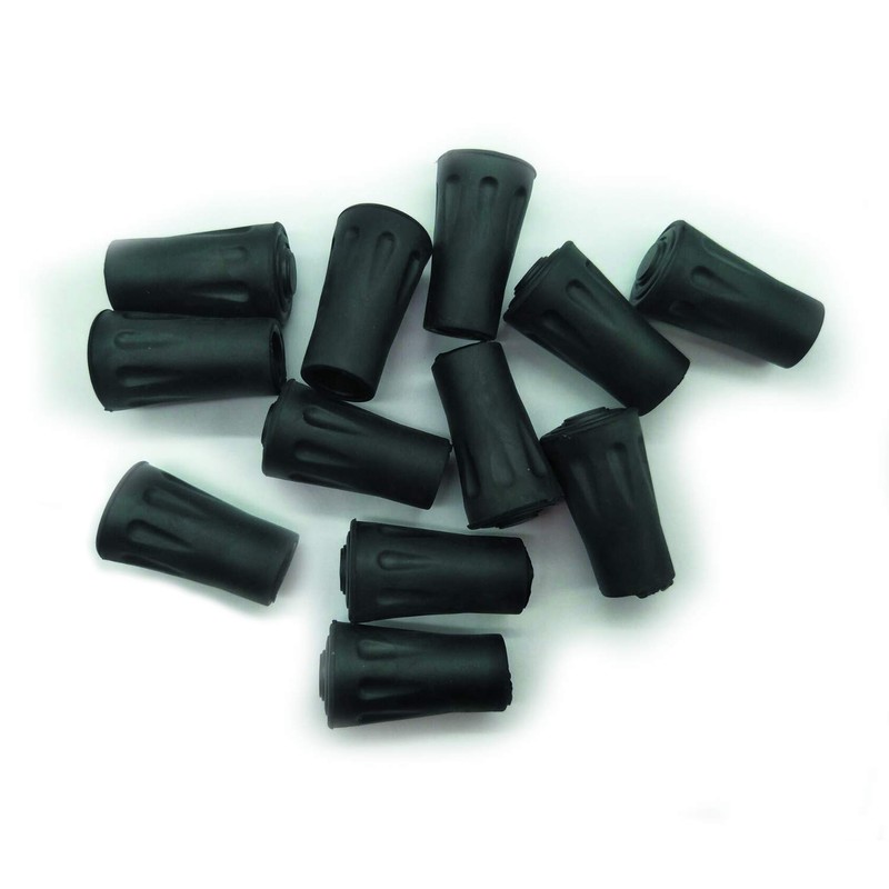 Youshe Trekking Poles - 12 Pack Replacement Durable Rubber Tips