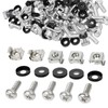 M6 Rack Mount Cage Nuts, 50 Pcs Screws and Washers,