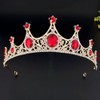 minkissy Rhinestone Crown Wedding Headband Birthday Princess Tiaras Hair Accessories